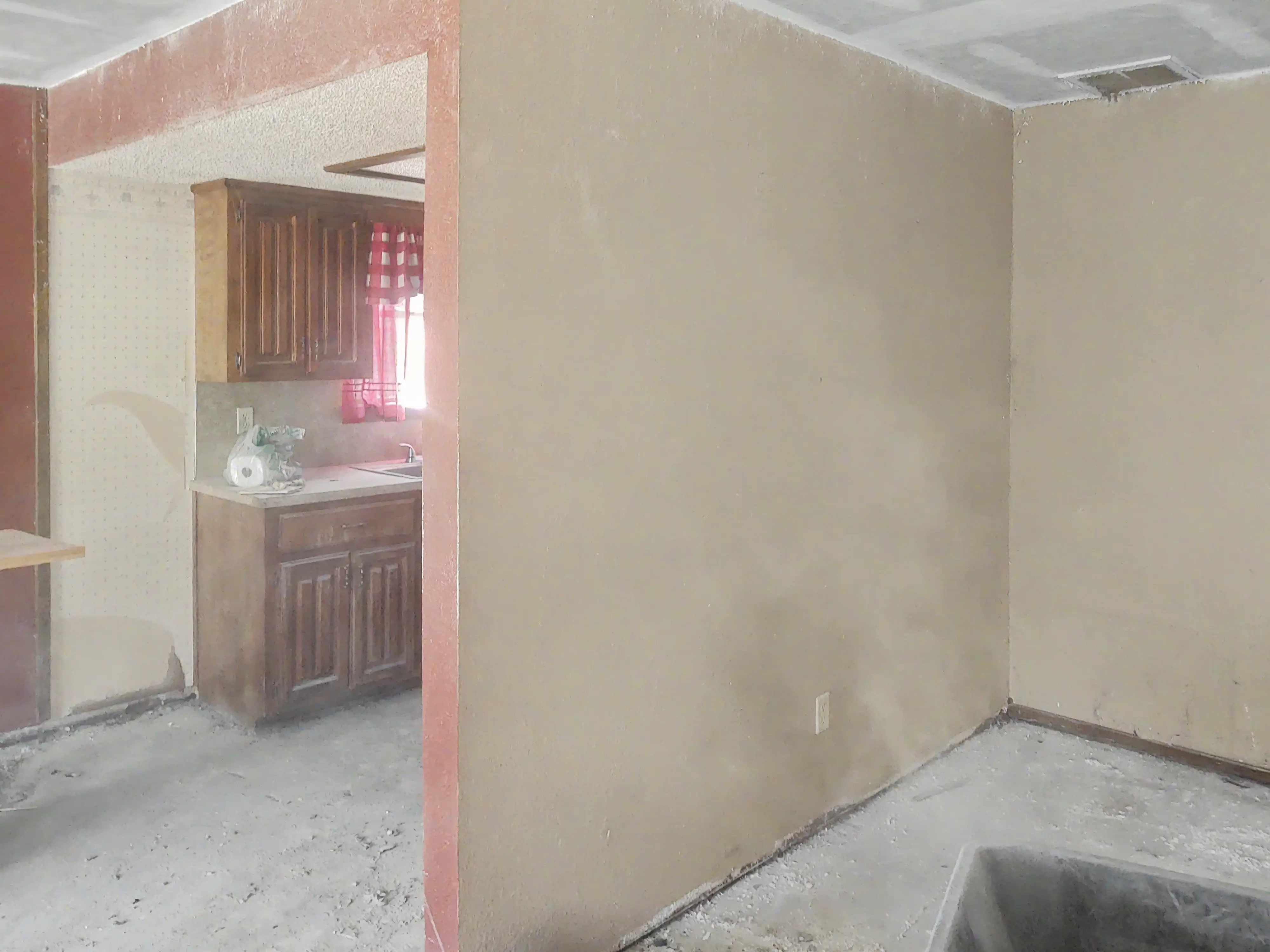 Before structural layout condition in Tulsa home before remodel and correction work
