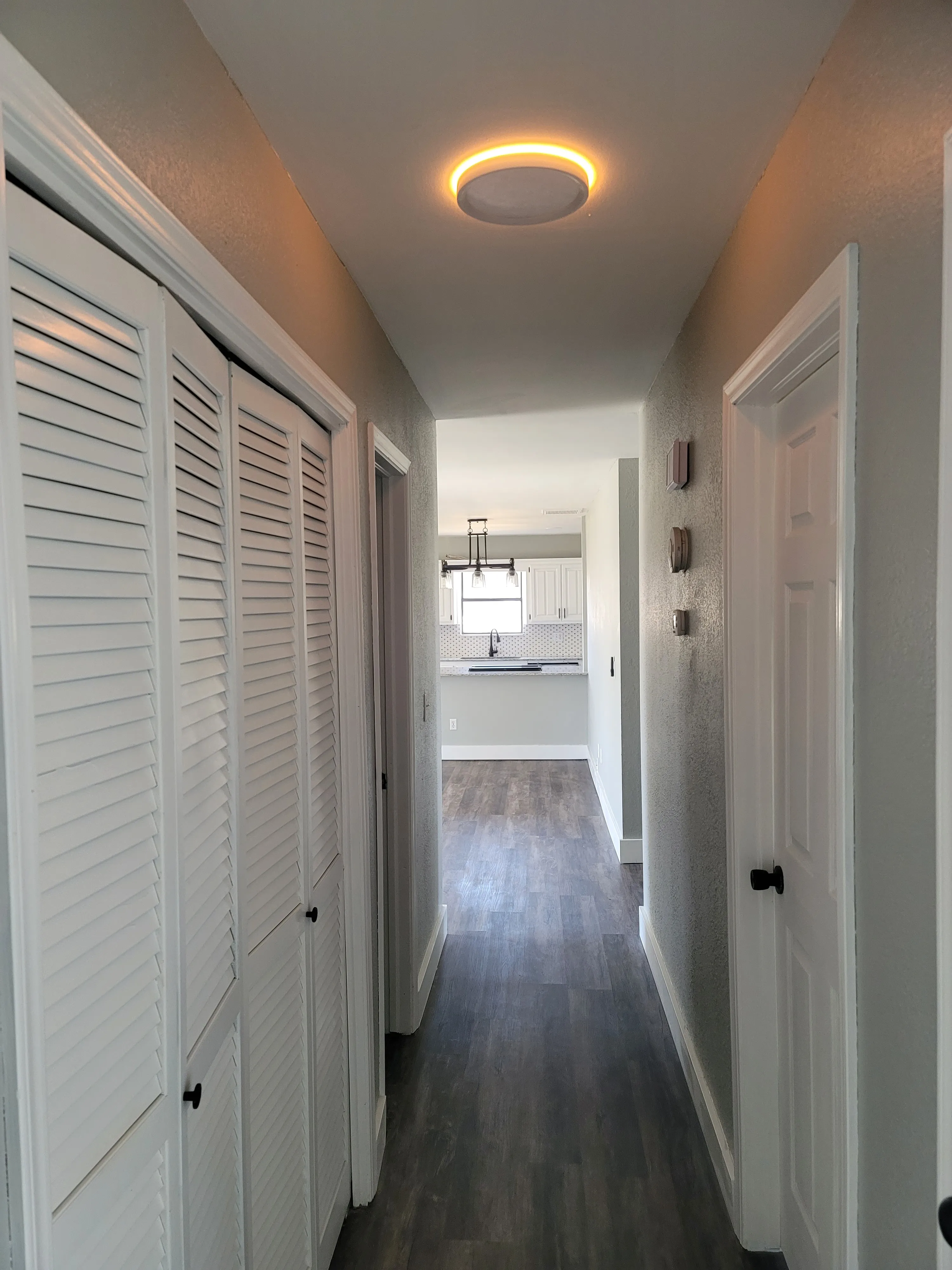 Hallway finish upgrades as part of the Tulsa full-home remodel